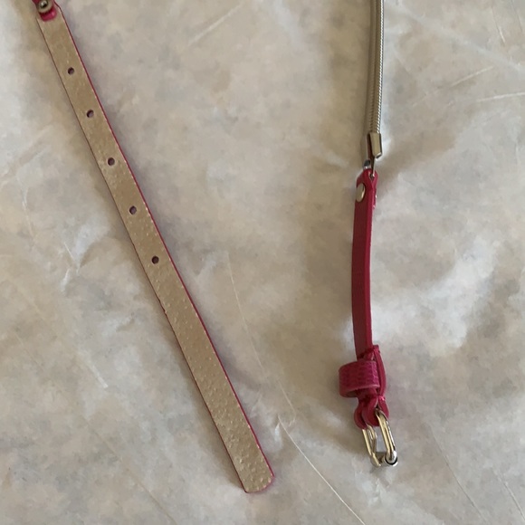 🌺WHBM Raspberry Skinny Watchband Belt M - Picture 6 of 7